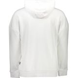 Plein Sport - Witte Katoenen Hoodie - Heren - Met Capuchon en Print