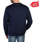 Plein Sport - Blauwe Katoenen Heren Sweater - Gedurfde Stijl