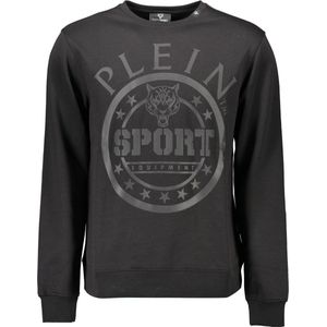 Plein Sport - Logo Sweatshirt - Zwart - Katoen/Polyester