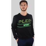 Plein Sport - Sweatshirt - Zwart - Langarmig - Katoen met Contrastdetails