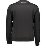 Plein Sport - Sweatshirt - Zwart - Langarmig - Katoen met Contrastdetails