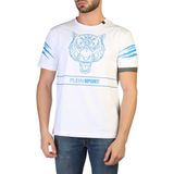 Plein Sport - Katoen T-shirt - Grijs - Heren