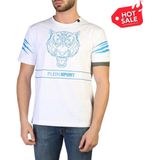 Plein Sport - T-shirt - Wit - Katoen