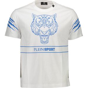 Plein Sport - T-shirt - Wit - Katoen