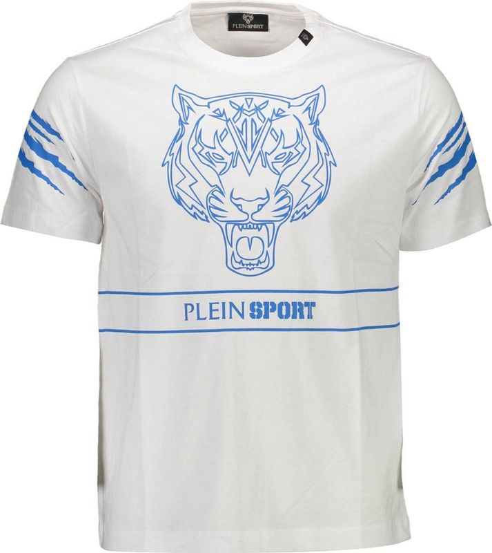 Plein Sport - T-shirt - Wit - Katoen