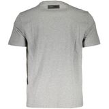 Plein Sport, Heren, Tops, Grijs, Maat: S Katoen,