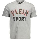 Plein Sport - T-shirt - Grijs - Katoen
