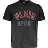 Plein Sport - Short Sleeve T-Shirt - Zwart - Heren - Katoen
