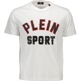 Plein Sport - Cotton T-Shirt - Wit - Heren