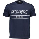 Plein Sport - T-shirt - Blauw - Korte Mouwen - Ronde Hals