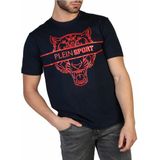 Plein Sport - T-shirt - Blauw - Heren - Katoen