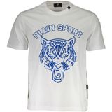 Plein Sport - Heren T-shirt - Wit - Katoen