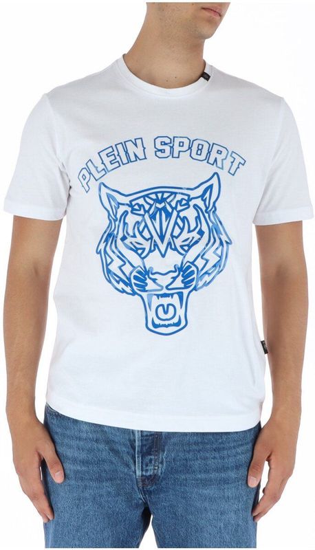 Plein Sport - Heren T-shirt - Wit - Katoen