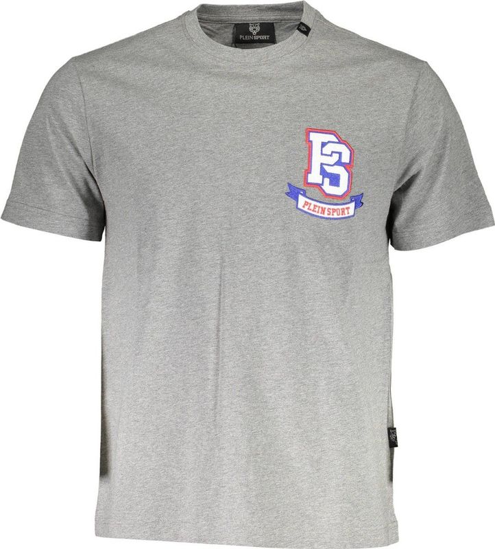 Plein Sport - T-shirt - Grijs - Katoen