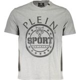 Plein Sport - T-shirt - Bruin - Katoen - Korte Mouwen
