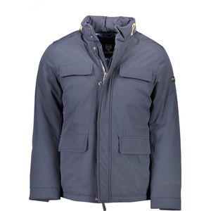 Plein Sport - Lange Mouwen Jas - Zwart - Polyester - Met Verborgen Capuchon