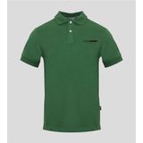 Plein Sport - Poloshirt - Korte Mouwen - Wit - 95% Katoen 5% Elastaan