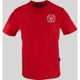 Plein Sport - T-shirt - Wit - Katoen - Korte Mouw met Merkprint