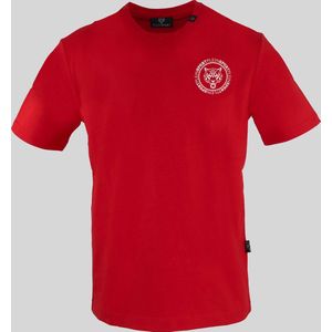 Plein Sport - T-shirt - Wit - Katoen - Korte Mouw met Merkprint