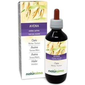 Haver (Avena sativa) toppen Alcoholvrije moedertinctuur Naturalma - Vloeibaar extract druppels 200 ml - Voedingssupplement - Veganistisch