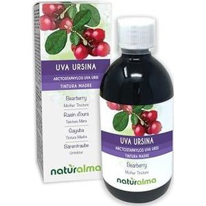 Berendruif (Arctostaphylos uva ursi) bladeren Alcoholvrije moedertinctuur Naturalma - Vloeibaar extract druppels 500 ml - Voedingssupplement - Veganistisch