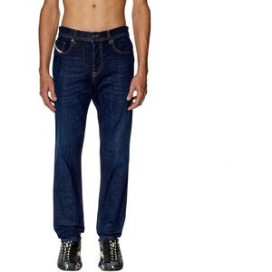 Jeans - Donkerblauw - Katoen met Stretch