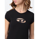 Diesel, Dames, Tops, Zwart, Maat: S Katoen,