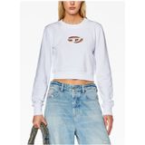 Diesel - F-Slimmy-Od Sweatshirt - Wit - Katoen