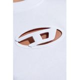 Diesel - F-Slimmy-Od Sweatshirt - Wit - Katoen