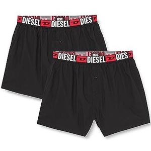 Diesel, Ondergoed, Heren, Zwart, XL, Katoen, Merkboxers 2-pack