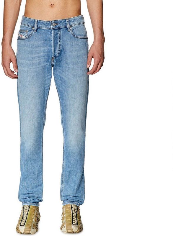 Diesel - D-glans medium - Jeans - Blauw - Slim Fit - Taps Toelopende Pijpen