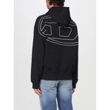 Diesel, Heren, Sweatshirts & Hoodies, Zwart, Maat: L Katoen,