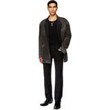 Diesel, Heren, Jeans, Zwart, Maat: W29 L32 Leer,