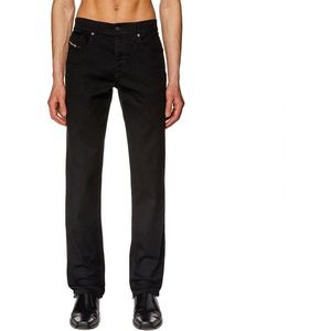Diesel, Heren, Jeans, Zwart, Maat: W29 L32 Leer,