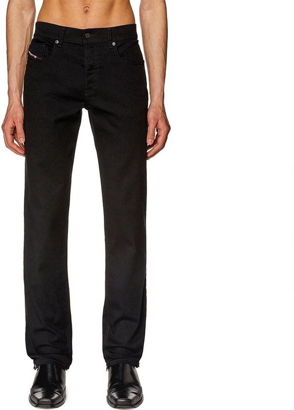 Diesel, Heren, Jeans, Zwart, Maat: W29 L32 Leer,