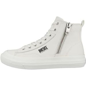 Diesel, S-Athos Dv Mid - High-top sneakers with side zip Wit, Heren, Maat:40 EU