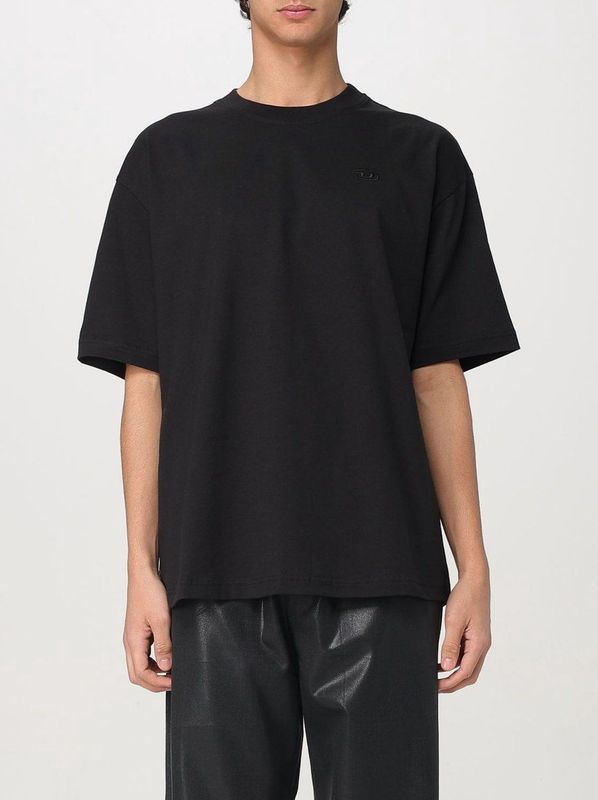 DIESEL Shirt 'BOGGY-MEGOVAL-D'  zwart / offwhite