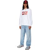 Diesel - Hoodie - Groen - Katoen - Reguliere Pasvorm