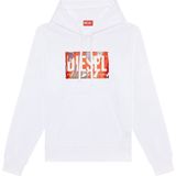 Diesel - Hoodie - Groen - Katoen - Reguliere Pasvorm