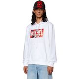 Diesel - Hoodie - Groen - Katoen - Reguliere Pasvorm