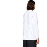 Diesel Just L6 T-shirt Met Lange Mouwen Wit L Man