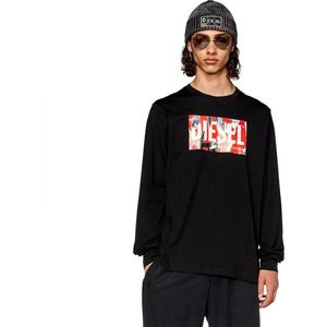 Diesel Just L6 Lange Mouwenshirt Zwart L Man
