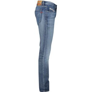 Diesel jeans blauw D-strukt 5-p effen denim