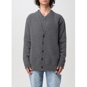 Maison Margiela - Wollen Cardigan - Heren - Grijs - Met Knoopsluiting