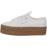Superga Women 2790 Rope Macrame Rhombus White