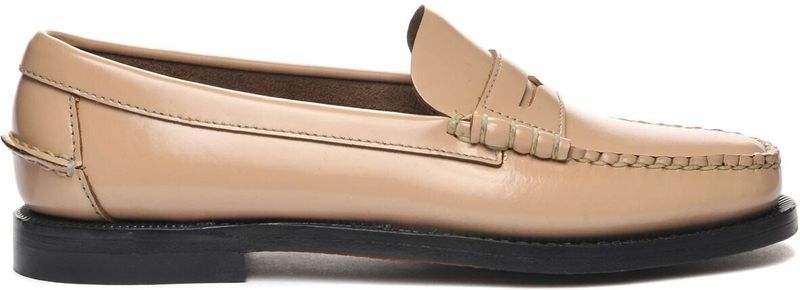 Sebago - Classic Dan - Pantoffels - Zwart - Leren Bovenkant - Rubberen Zool