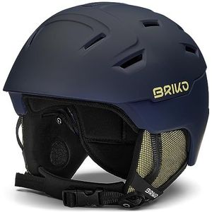 Briko, HELMET Unisex Volwassenen, Mat Pomegranaat Oranje-Timber Green, XL