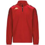 Kappa Gassolo Halve Rits Sweatshirt Rood L Man