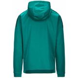 Kappa - Hoodie - Zwart - Polyester - Capuchon, Rits en Ritszakken