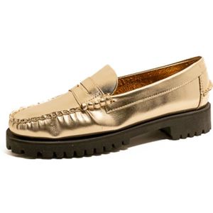 Sebago, Schoenen, Dames, Geel, 36 1/2 EU, Leer, Lug Woman Leren Mocassin